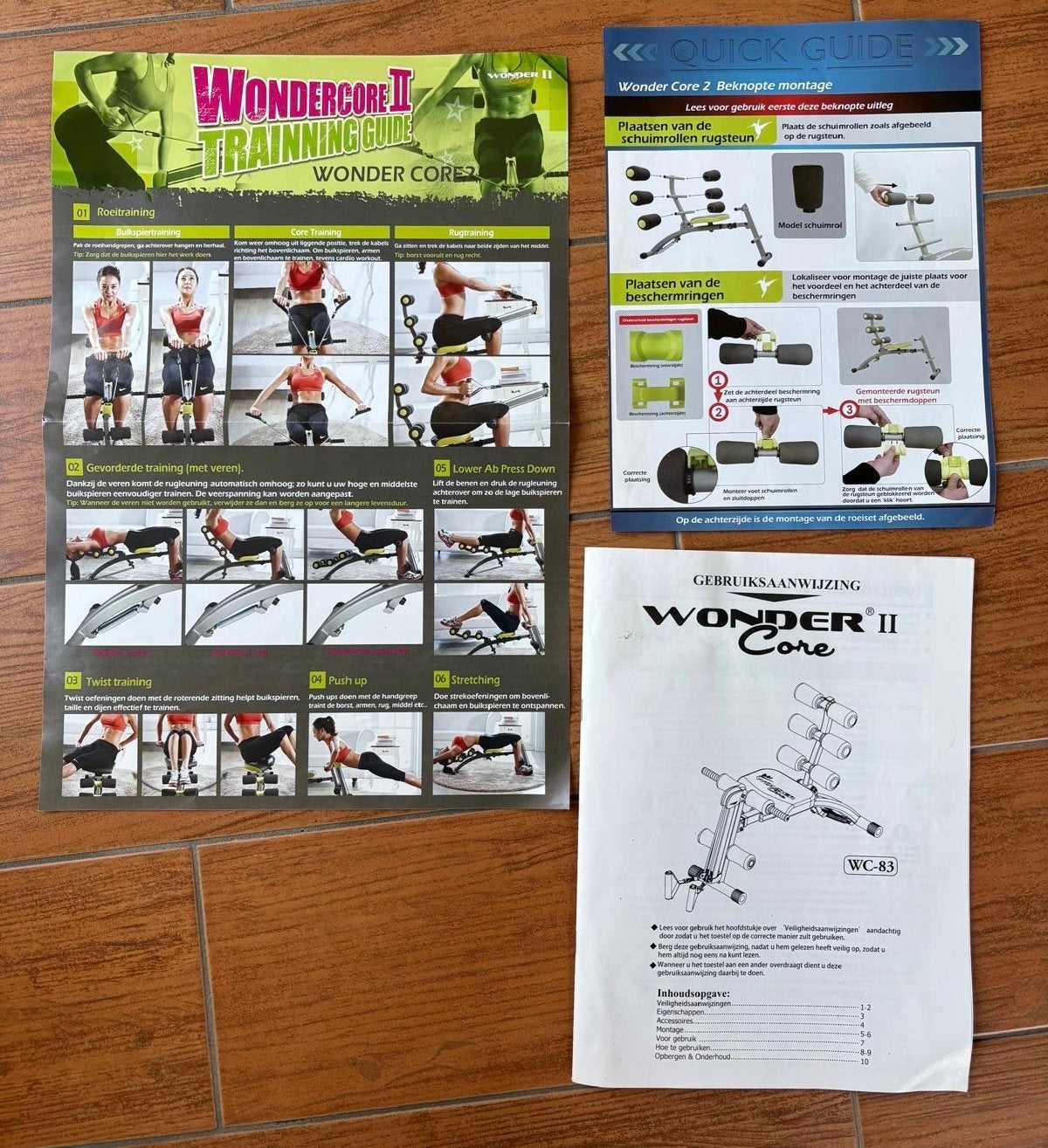 Wonder Core II - Buikspiertrainer en Krachtstation, Sport en Fitness, Ophalen, Benen, Krachtstation, Zo goed als nieuw