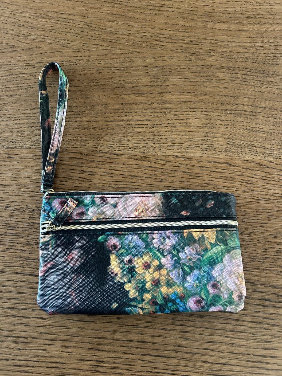 Bloemenprint polstasje met ritsen, Ophalen, Zo goed als nieuw, Overige kleuren, Avondtasje