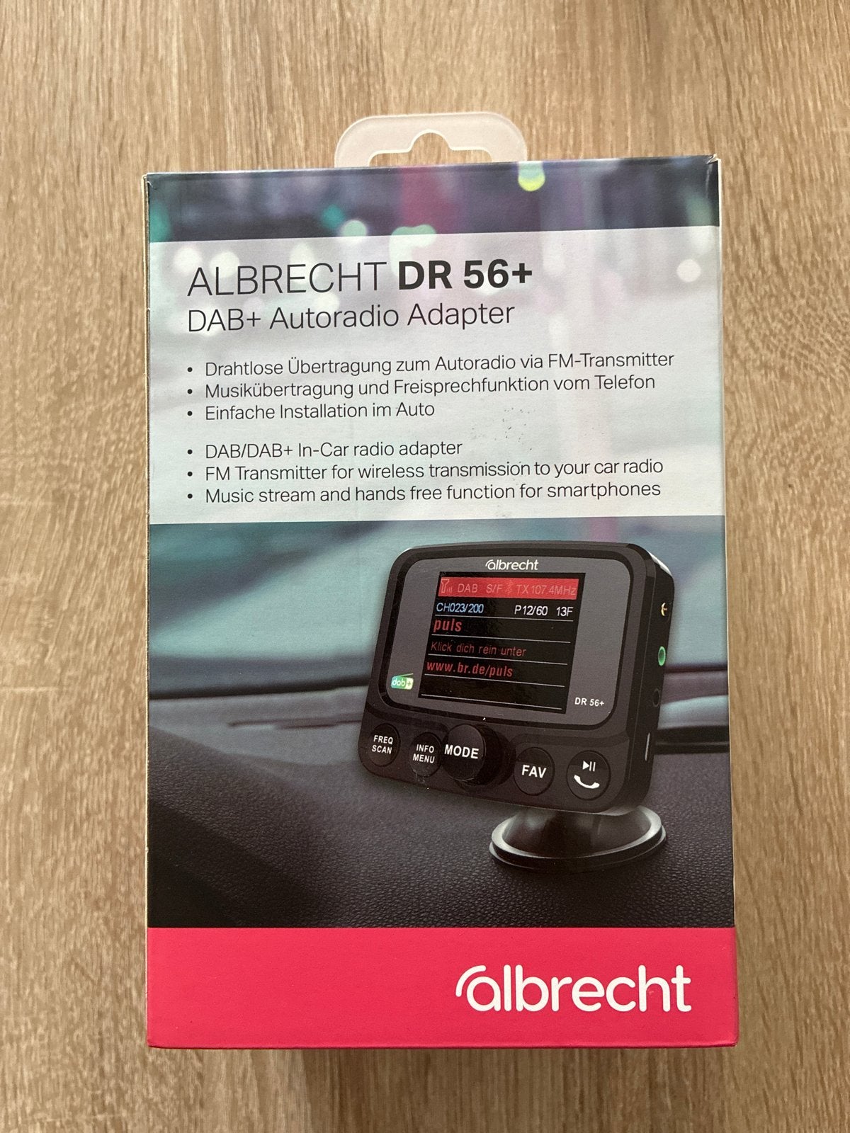 ALBRECHT DR 56+ DAB+ Autoradio Adapter, Auto diversen, Ophalen of Verzenden, Zo goed als nieuw