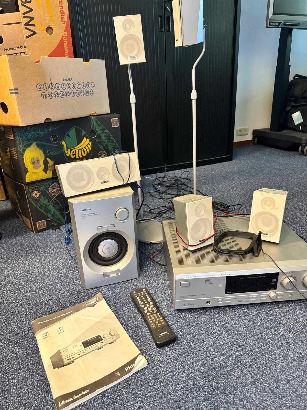 Philips Home Cinema Set - Compleet 5.1 Surround Systeem, Ophalen, Philips, Gebruikt, 70 watt of meer