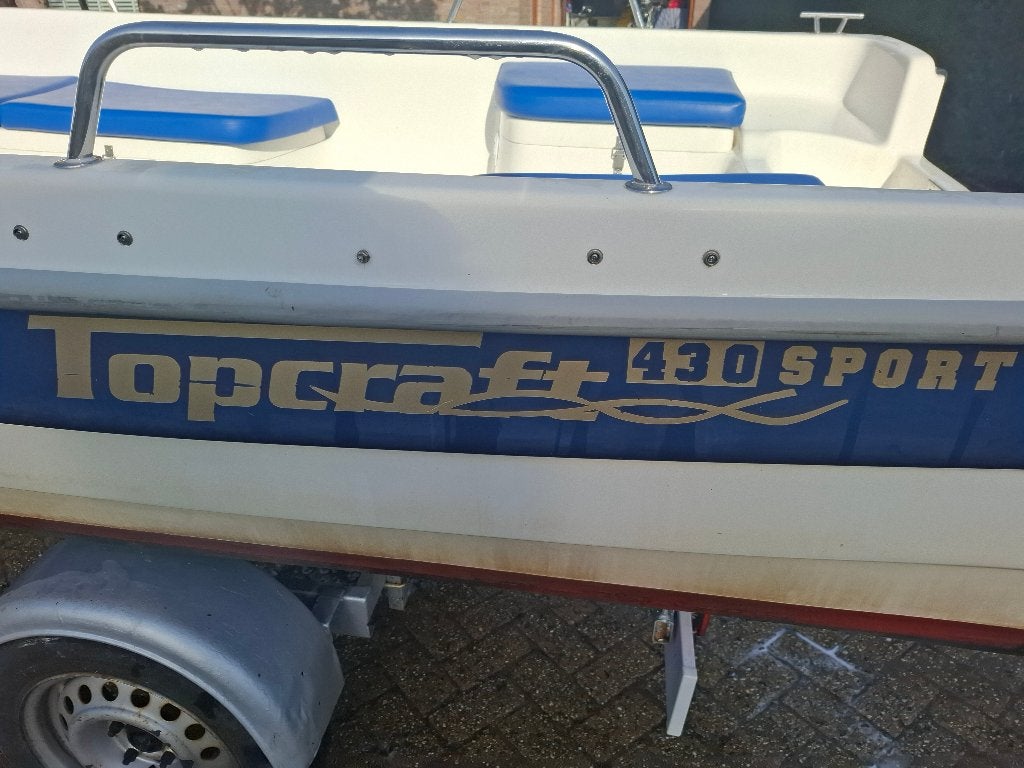 Topcraft 430, Watersport en Boten, Ophalen, Tot 10 pk, Zo goed als nieuw, Topcraft