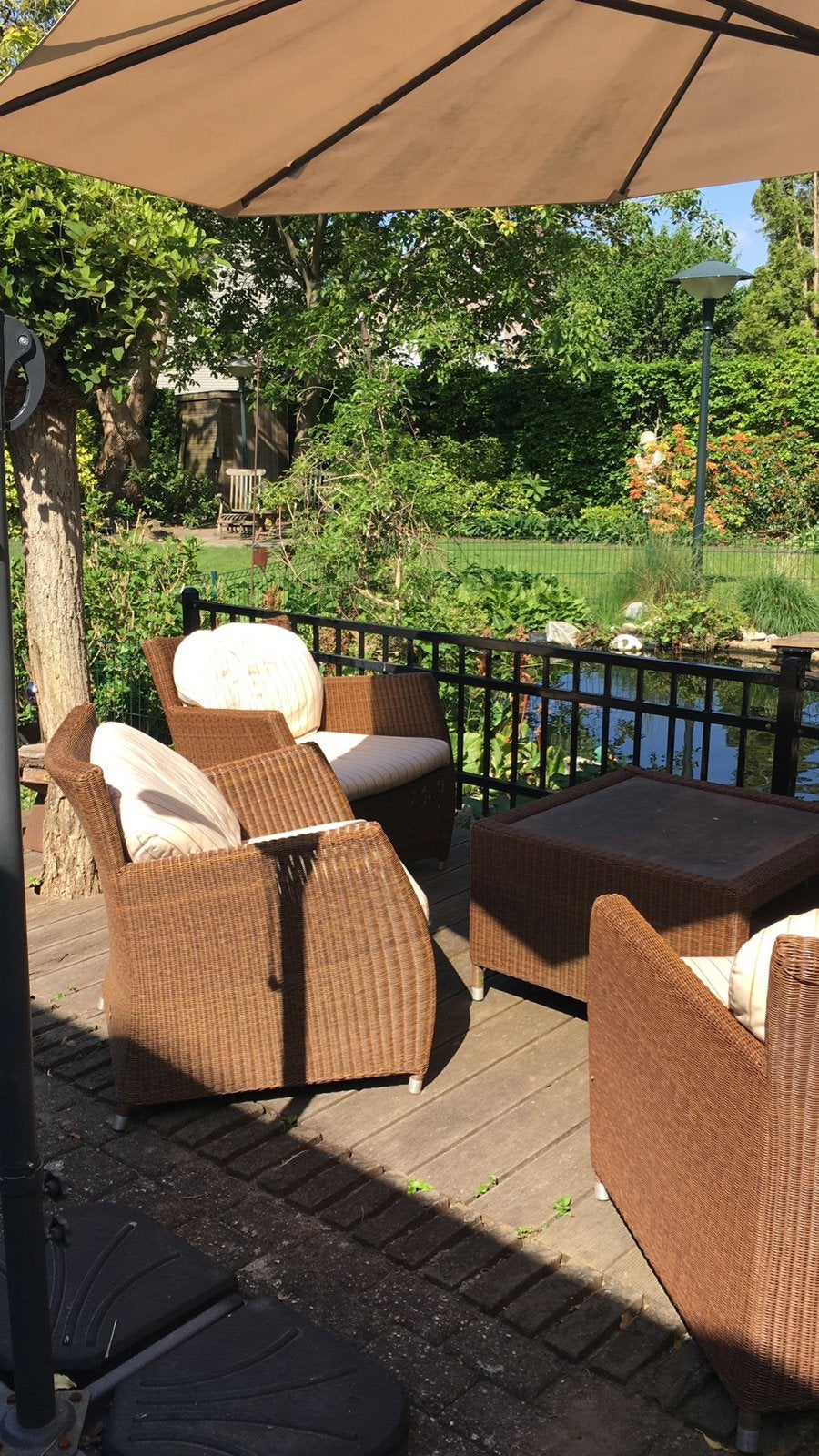 Tuinset, Tuin en Terras, Ophalen, Zo goed als nieuw, Rotan