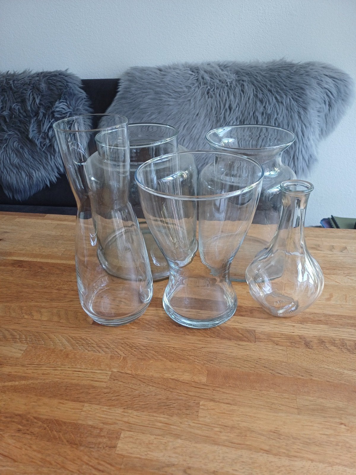 Diverse glazen vazen  - Set van 5, Ophalen, Zo goed als nieuw