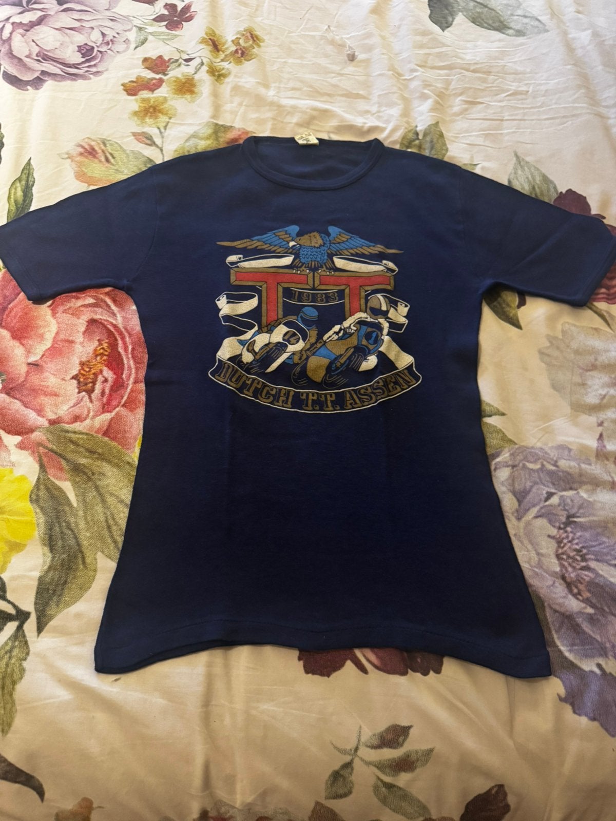 Vintage t-shirt TT assen 1983, Ophalen of Verzenden, Tweedehands, Overige typen