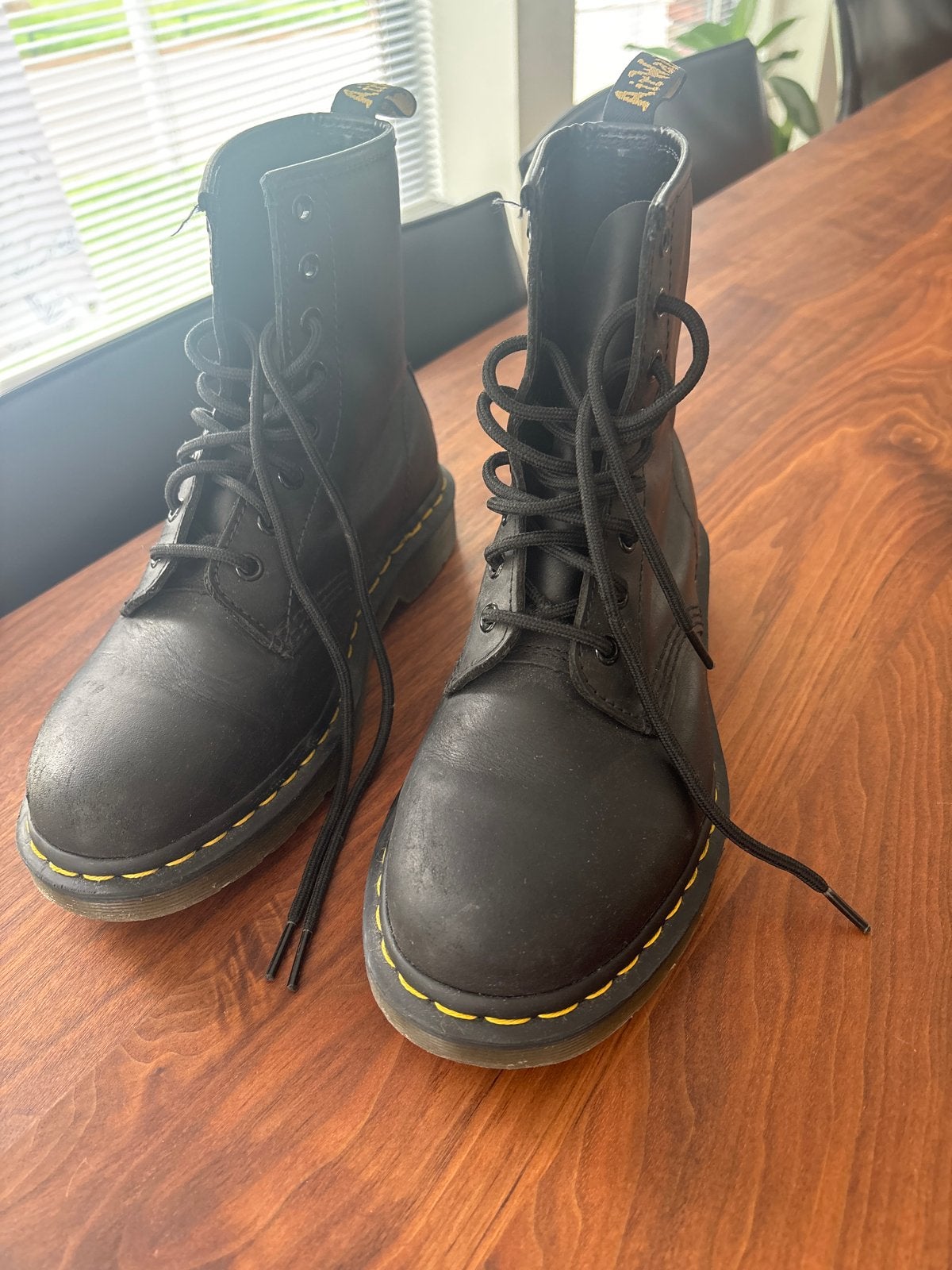 Dr. Martens 1460 Pascal Virginia Leer Zwart Maat 38, Ophalen of Verzenden, Nieuw, Zwart, Lage of Enkellaarzen
