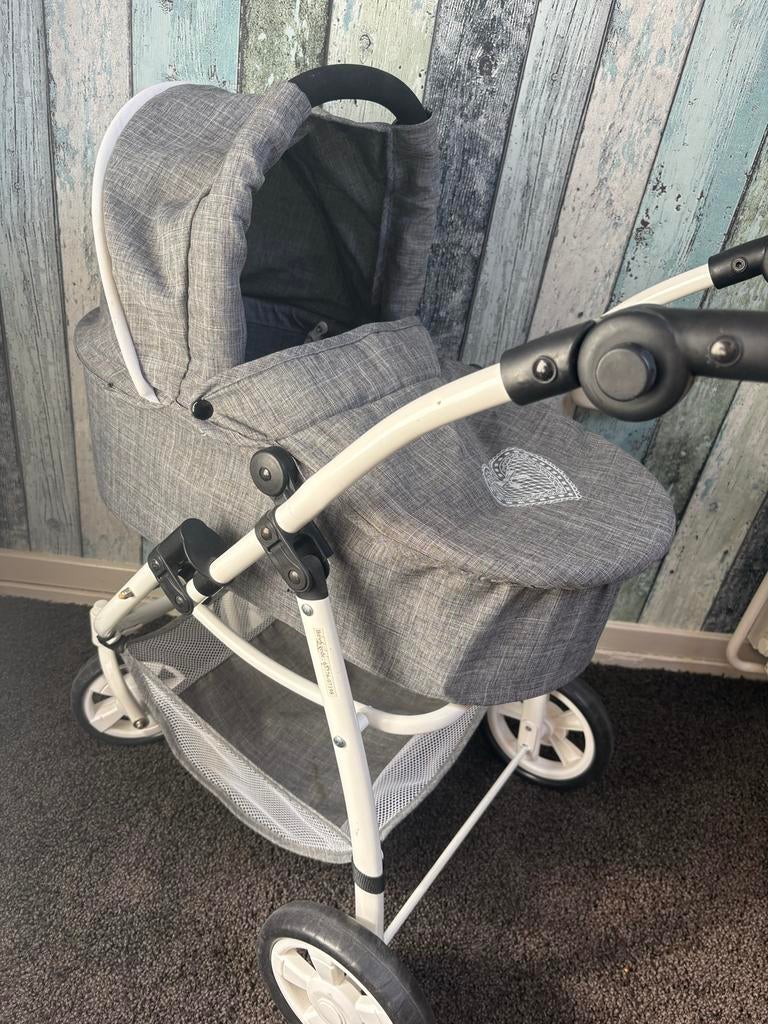Grijze poppenwagen 3-in-1 Bayer Chic 2000, Kinderen en Baby's, Ophalen, Gebruikt, Overige typen