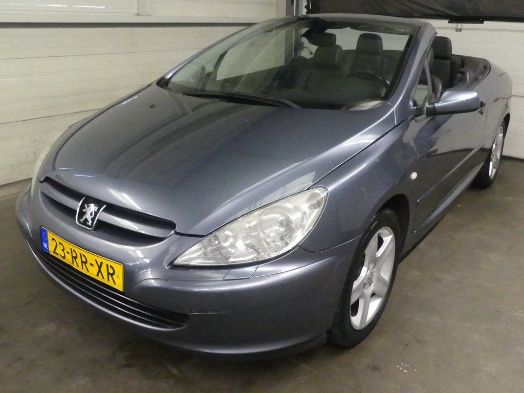 Peugeot 307 CC 2.0-16V - Cabrio - Automaat - Cruise Control, Auto's, Peugeot, Gebruikt, Zwart, 4 cilinders, Cabriolet