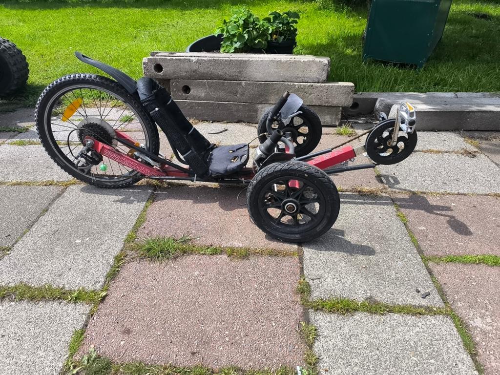 Kmx kinder ligfiets, Fietsen en Brommers, Fietsen | Ligfietsen, Ophalen, Gebruikt, Overige merken