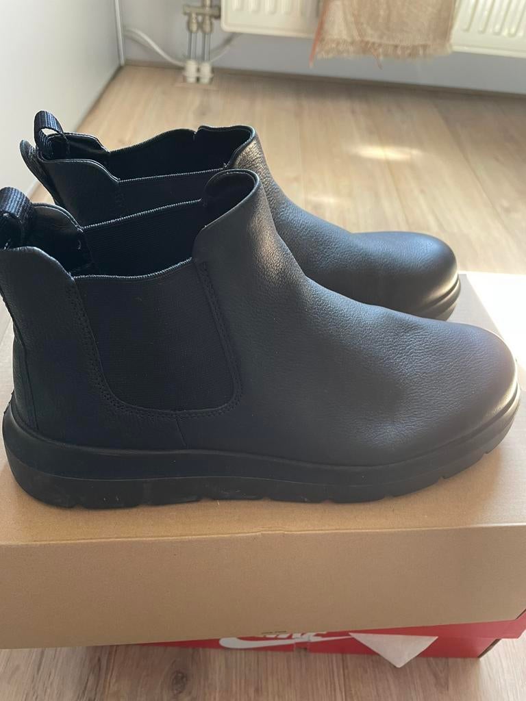 Ecco laarsjes zwart mt 39, Ophalen of Verzenden, Zo goed als nieuw, Zwart, Boots