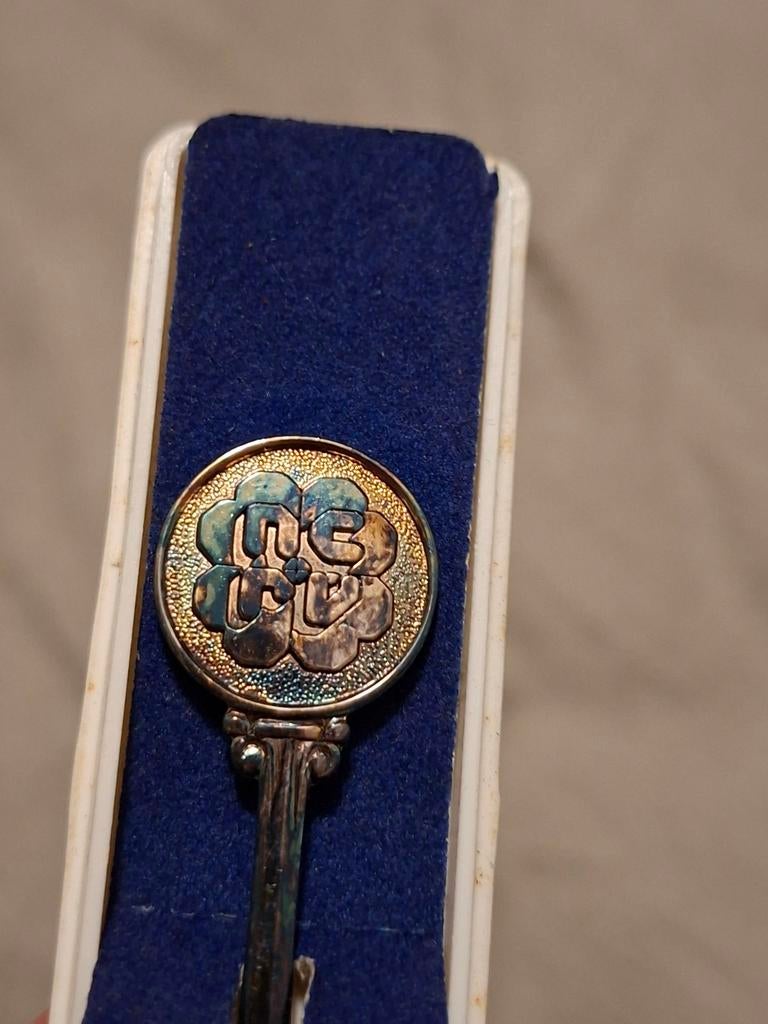 Verzilverde theelepeltje NCRV, Ophalen of Verzenden