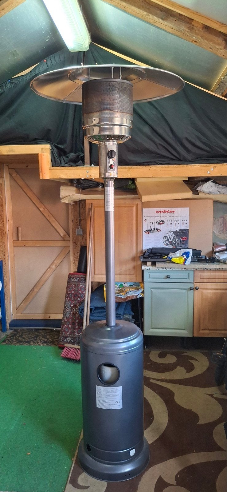 terras heater gas model TH13, Ophalen, Zo goed als nieuw