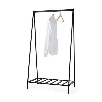 Kledingrek metaal - mat zwart 82x50x150 cm, Ophalen, Zo goed als nieuw