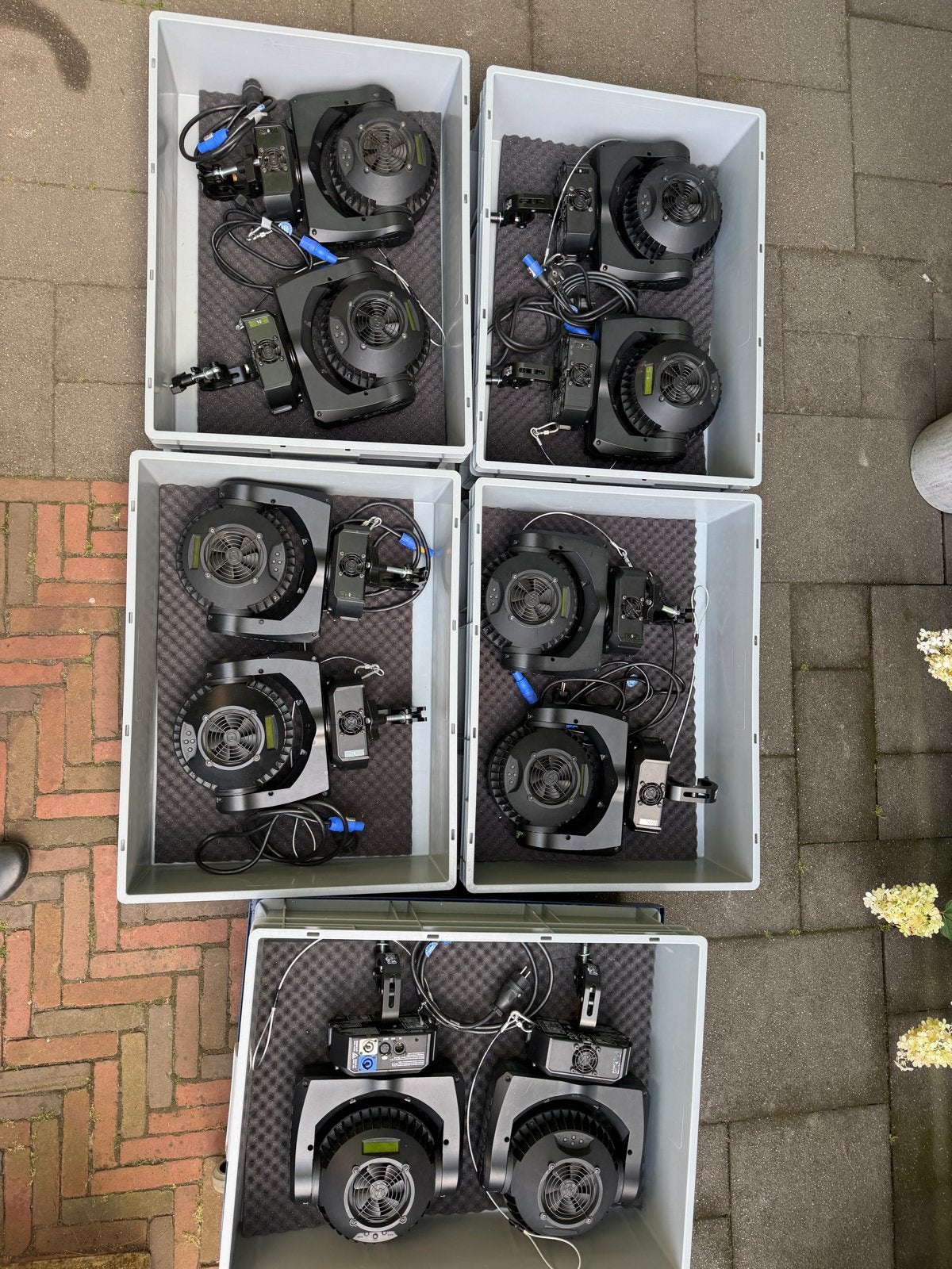 11x Martin Mac Aura Moving Heads (waarvan 1x wit defect ), Muziek en Instrumenten, Licht en Laser, Ophalen, Gebruikt, Licht, Kleur
