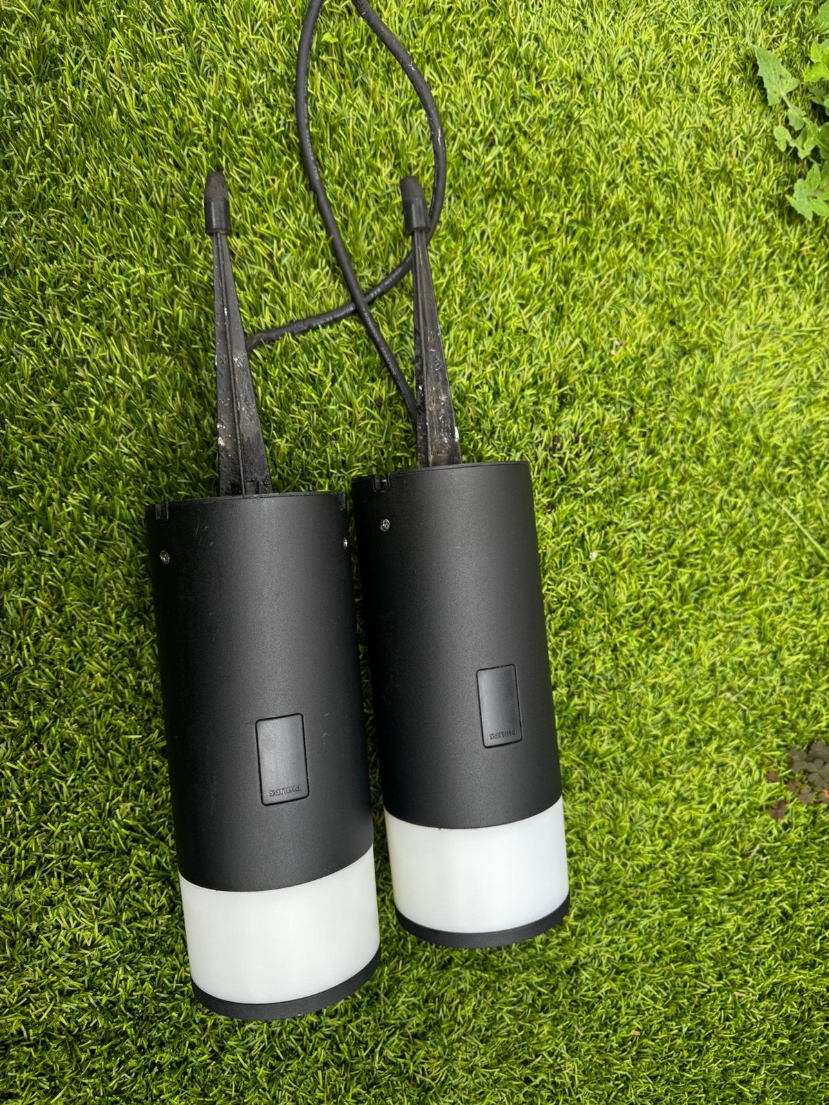 Twee keer philips hue calla sokkellamp white + adapter, Ophalen, Minder dan 50 watt, Aluminium, Netvoeding