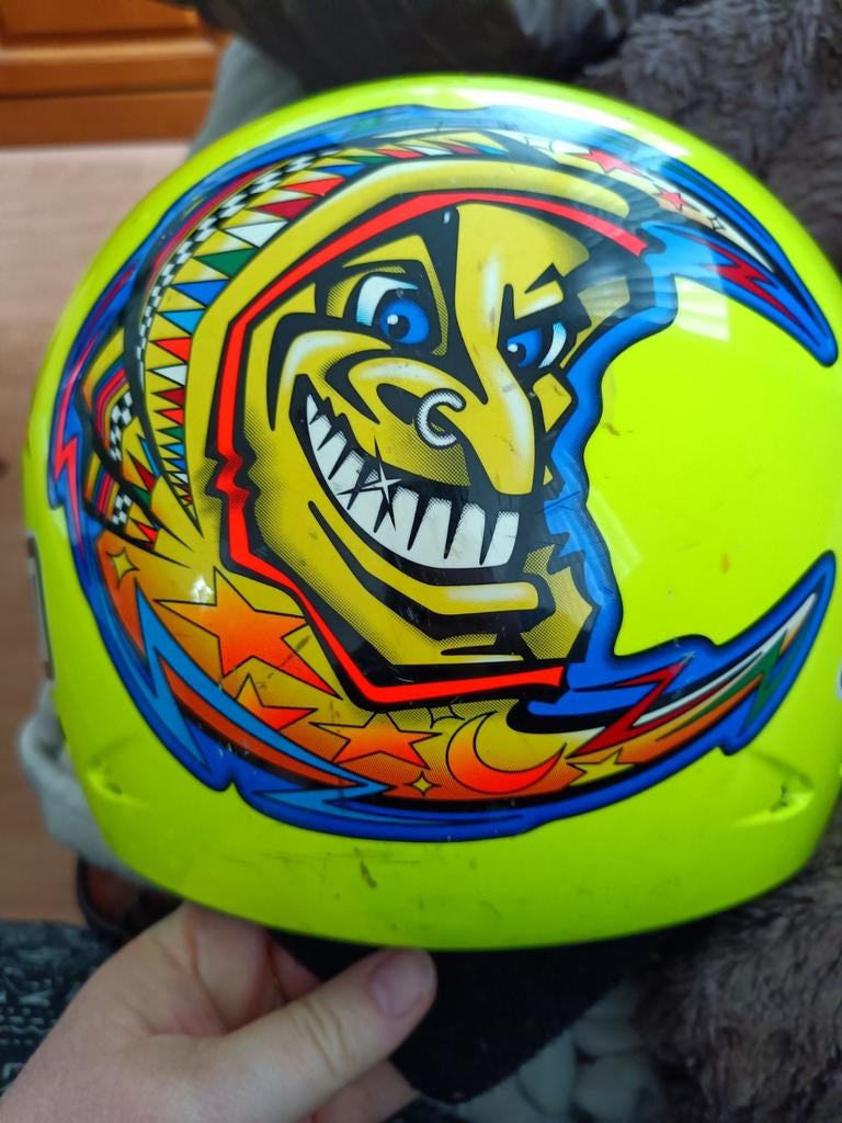 AGV  Valentino Rossi Zon en Maan 01-2004, Motoren, Ophalen of Verzenden, Tweedehands