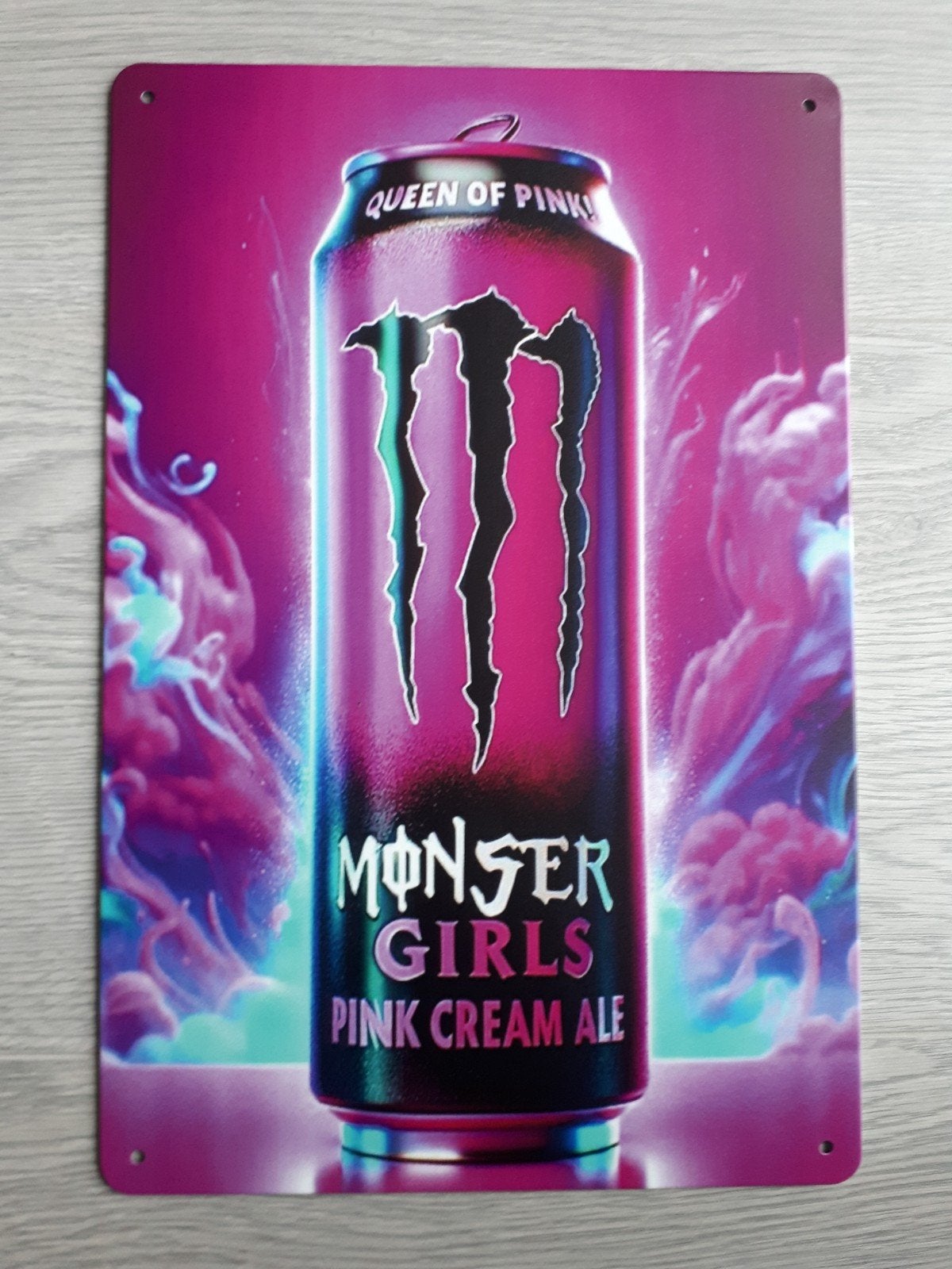 Monster Energy Drink 20x30 cm Metalen Reclamebord, Ophalen of Verzenden, Nieuw, Reclamebord