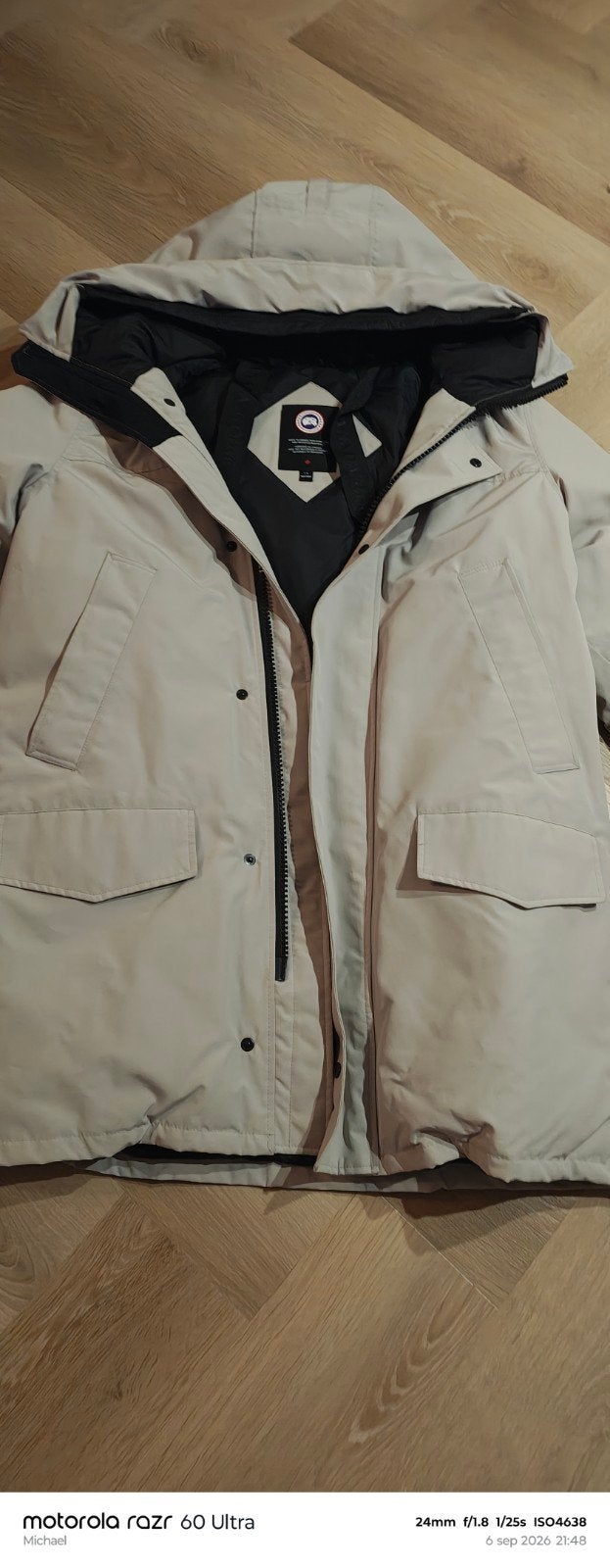 Canada Goose winterjas, Maat 52/54 (L), Wit, Canada Goose, Ophalen of Verzenden