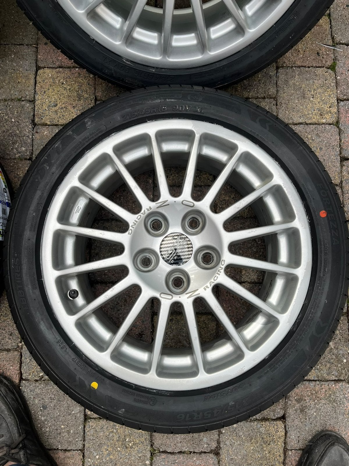 OZ Racing Superturismo 5x114,3 + nieuwe banden, Auto-onderdelen, Ophalen, 16 inch, Banden en Velgen, Personenwagen