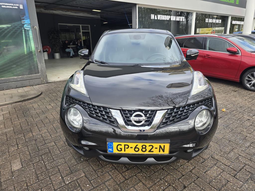 Nissan Juke 1.5 dCi S/S Tekna | 2E EIGENAAR | 12MND GARANTIE, Auto's, Nissan, Voorwielaandrijving, 4 cilinders, Zwart, Bedrijf