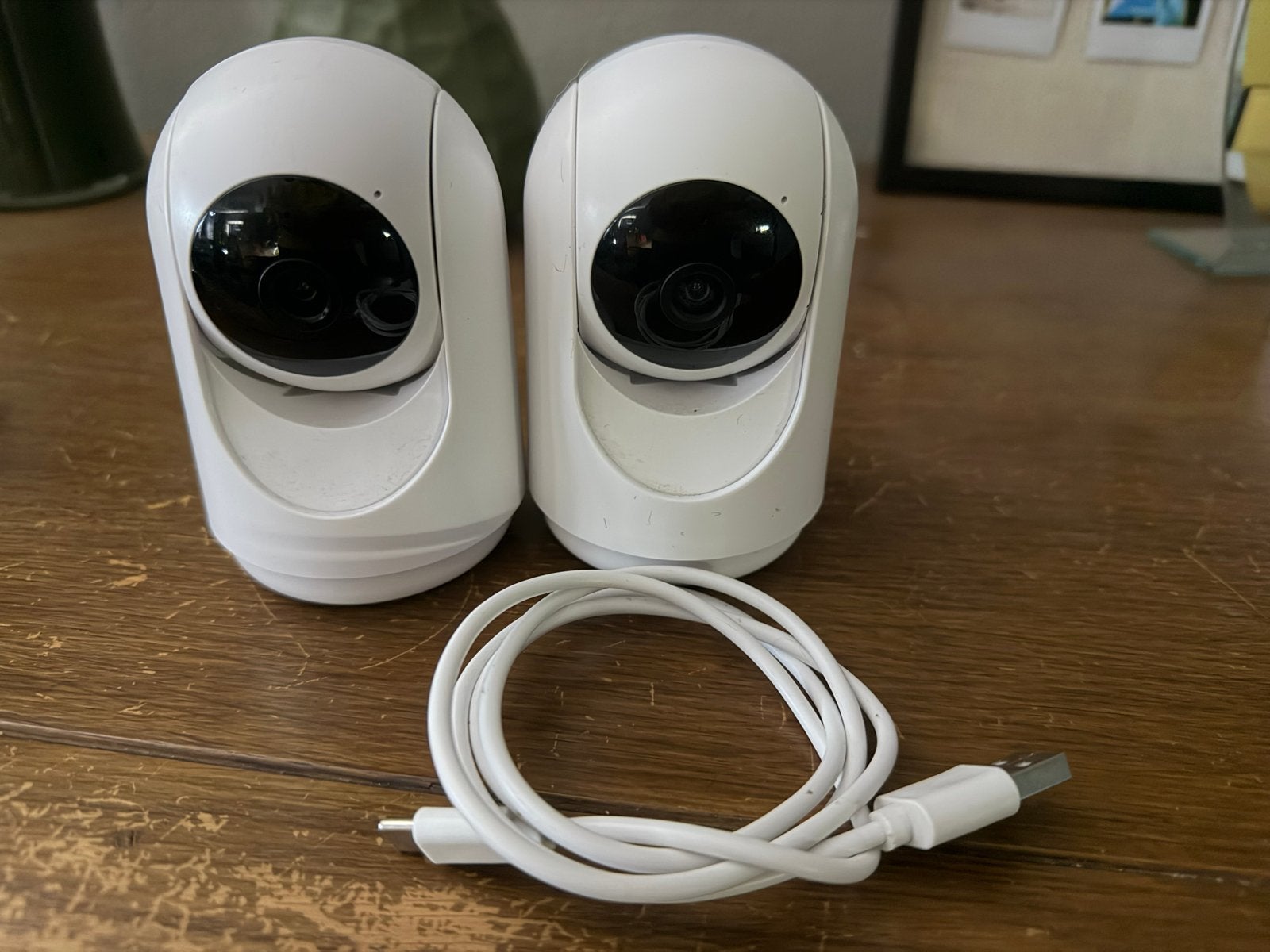 2 LSC Draaibare Camera's met Kabel, Ophalen of Verzenden, Zo goed als nieuw, Binnencamera