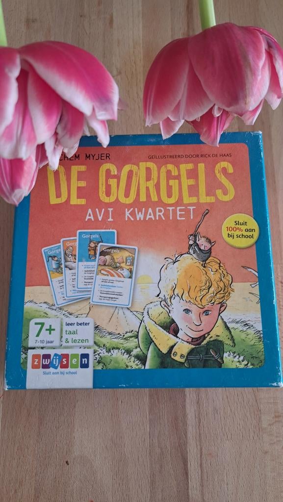 De Gorgels AVI Kwartetspel - Leerzaam en Leuk!, Drie of vier spelers, Ophalen of Verzenden, Gebruikt, Zwijsen