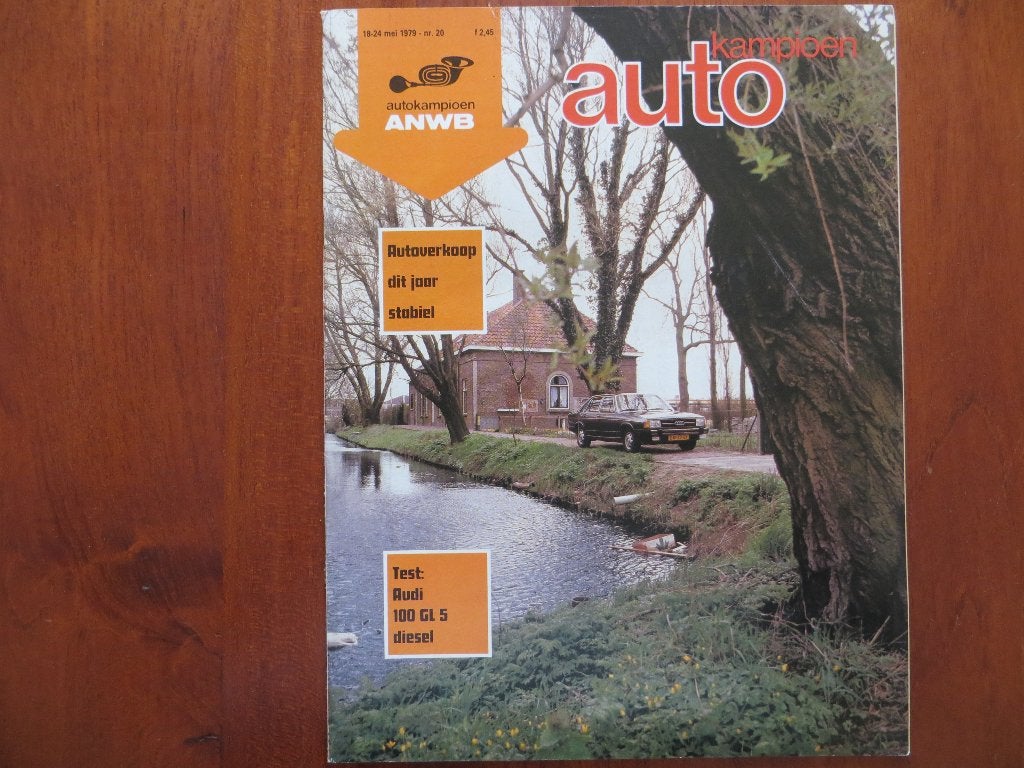 Autokampioen 20 1979 Audi 100 GL 5 diesel (test), Delta, Ophalen of Verzenden, Nieuw, Audi