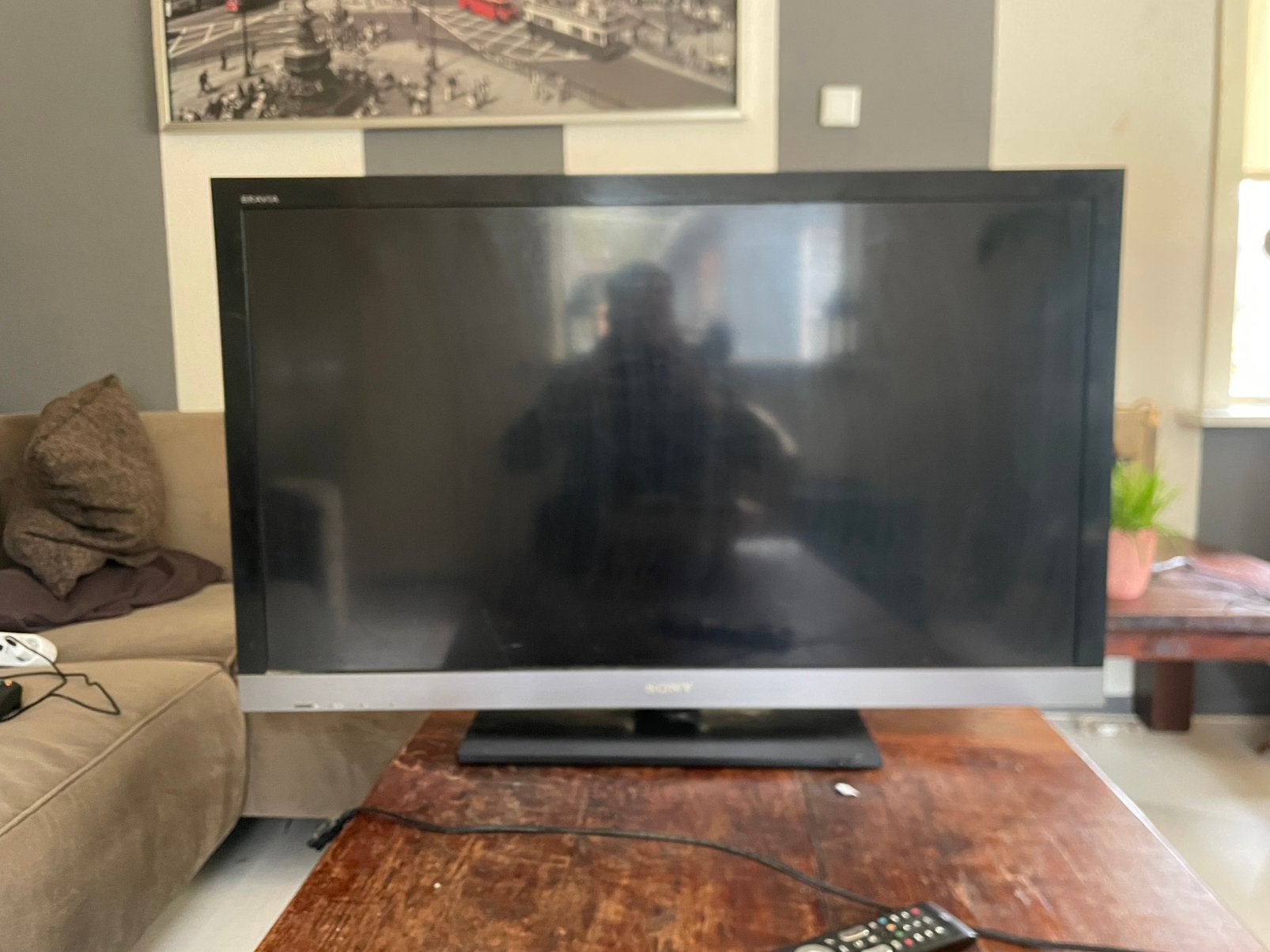 Sony 40inch full hd lcd televisie, Ophalen, 50 Hz, Zo goed als nieuw, Sony