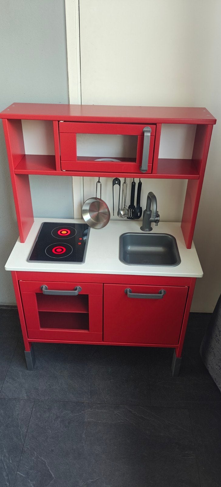 Ikea keukentje met heel veel toebehoren en AH winkeltje, Kinderen en Baby's, Ophalen, Zo goed als nieuw, Jongen of Meisje