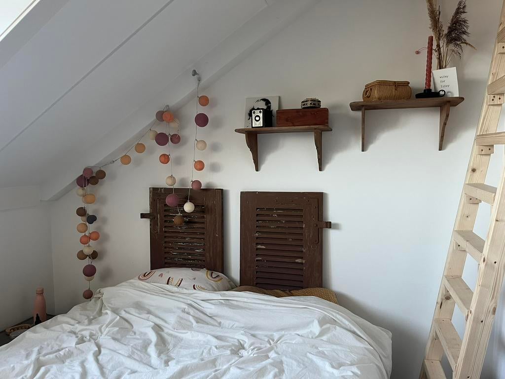 Brocante jaloeziedeuren, Huis en Inrichting, Woonaccessoires | Overige, Ophalen
