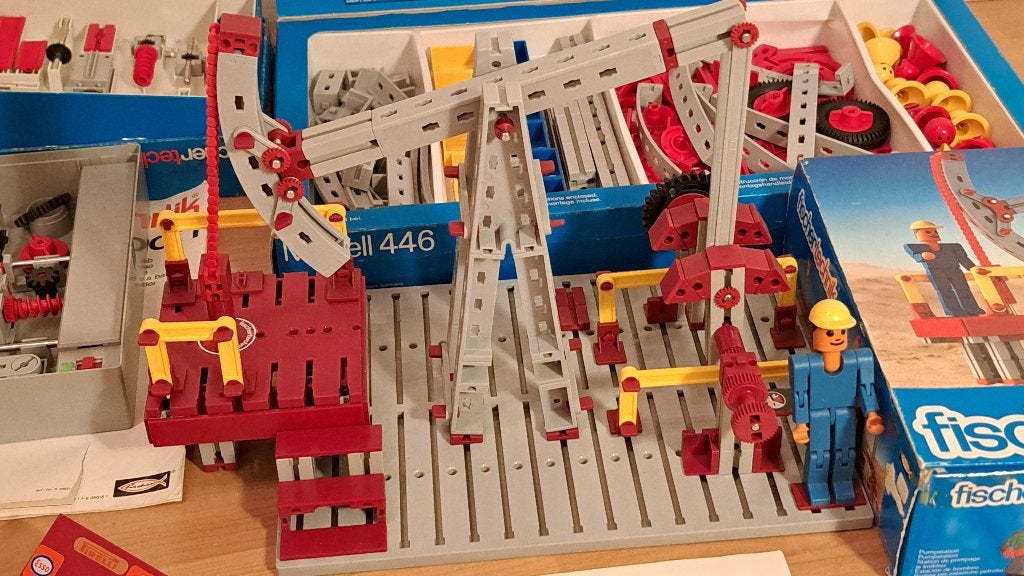Fischer technik jaren 80 set, Ophalen of Verzenden, Gebruikt, Bouwen