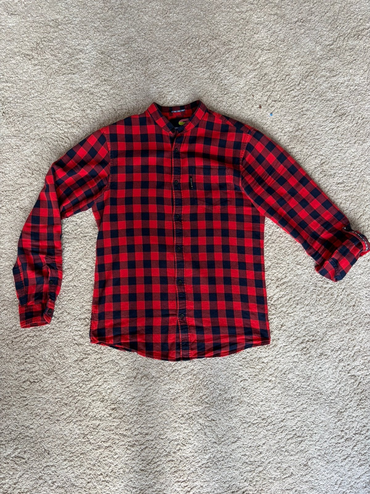 Scotch & Soda blouse | M, Ophalen of Verzenden, Zo goed als nieuw, Rood, Halswijdte 39/40 (M)