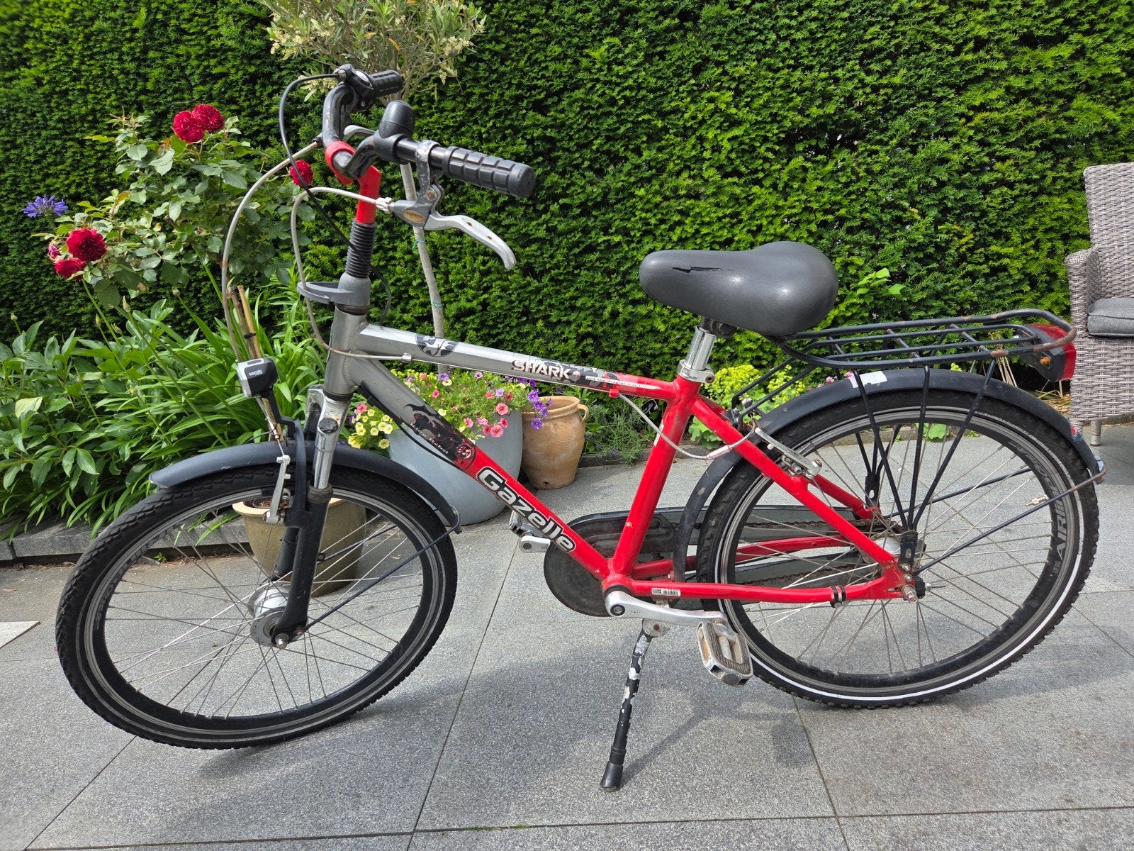 Gazelle Shark kinderfiets 24 inch, Ophalen, Gebruikt, 20 inch of meer, Gazelle