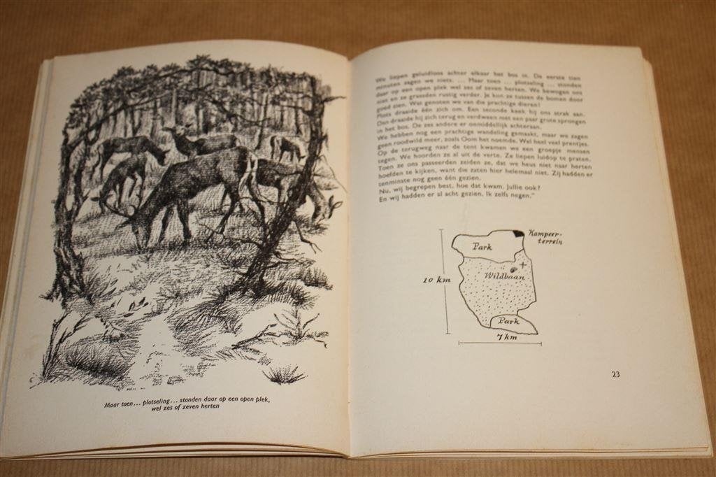 Ontmoetingen op de wildbaan. Leesboekje lagere school., Boeken, Kinderboeken | Jeugd | onder 10 jaar, Ophalen of Verzenden, Gelezen