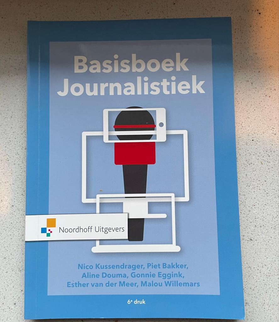 Basisboek Journalistiek - 6e druk, Boeken, Studieboeken en Cursussen, Ophalen of Verzenden, Alpha, Zo goed als nieuw, HBO