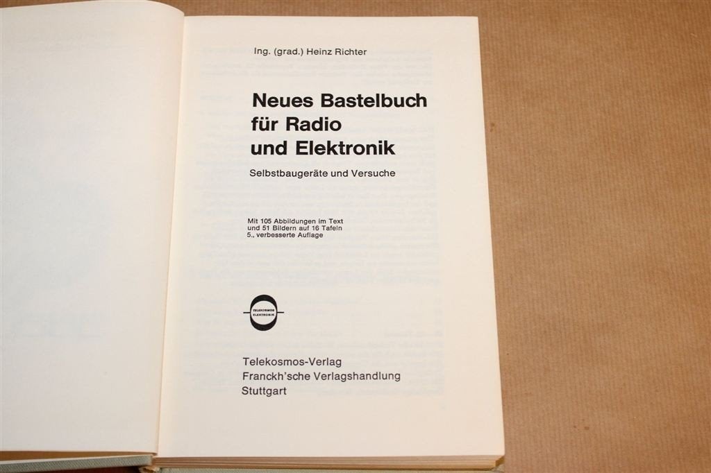 Neues Bastelbuch — Radio & Elektronica Zelfbouw 1966, Boeken, Ophalen of Verzenden, Gelezen, Elektrotechniek