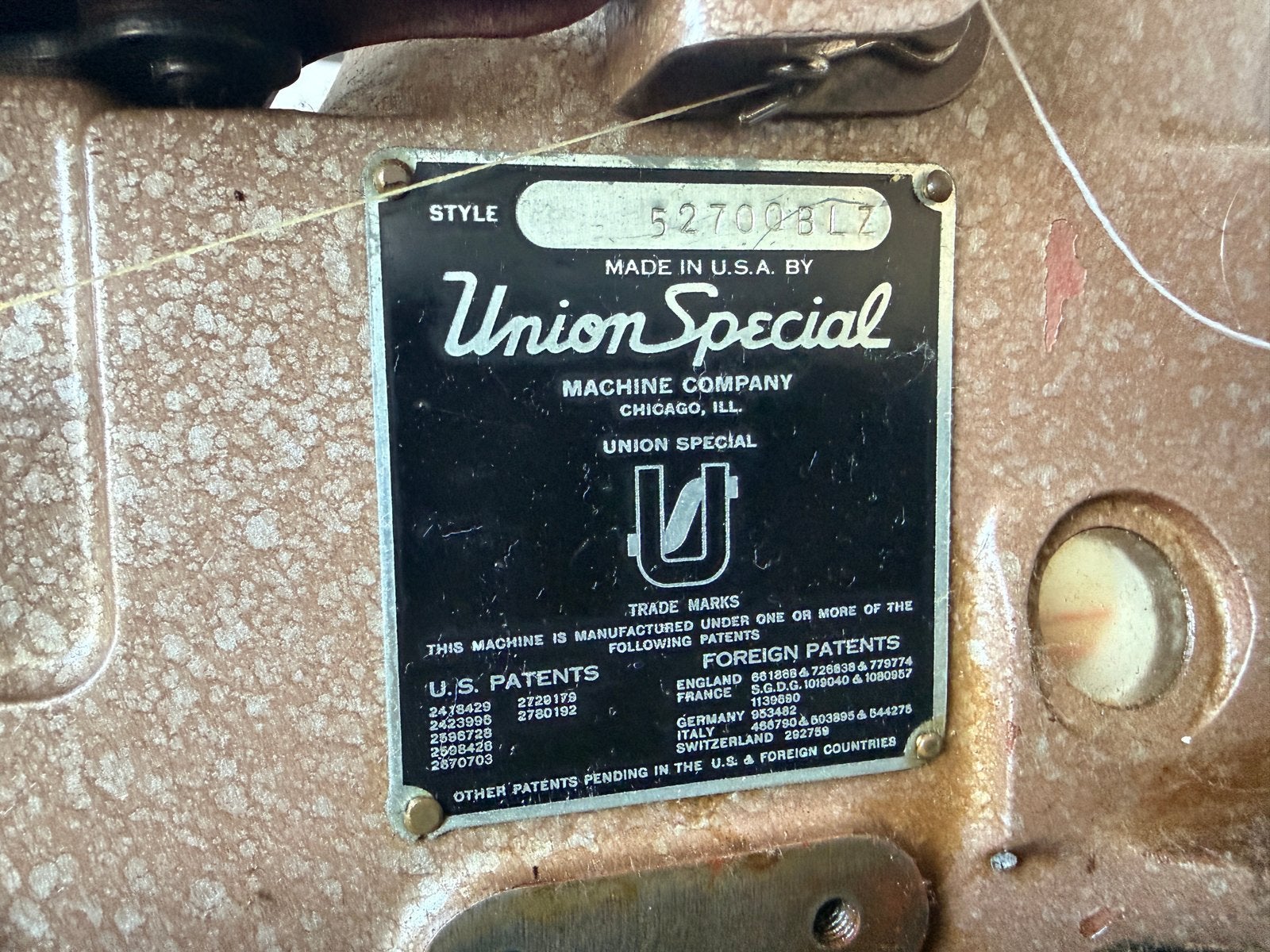 Union Special Industriële Naaimachine, Gebruikt, Lockmachine, Industrieel, Ophalen