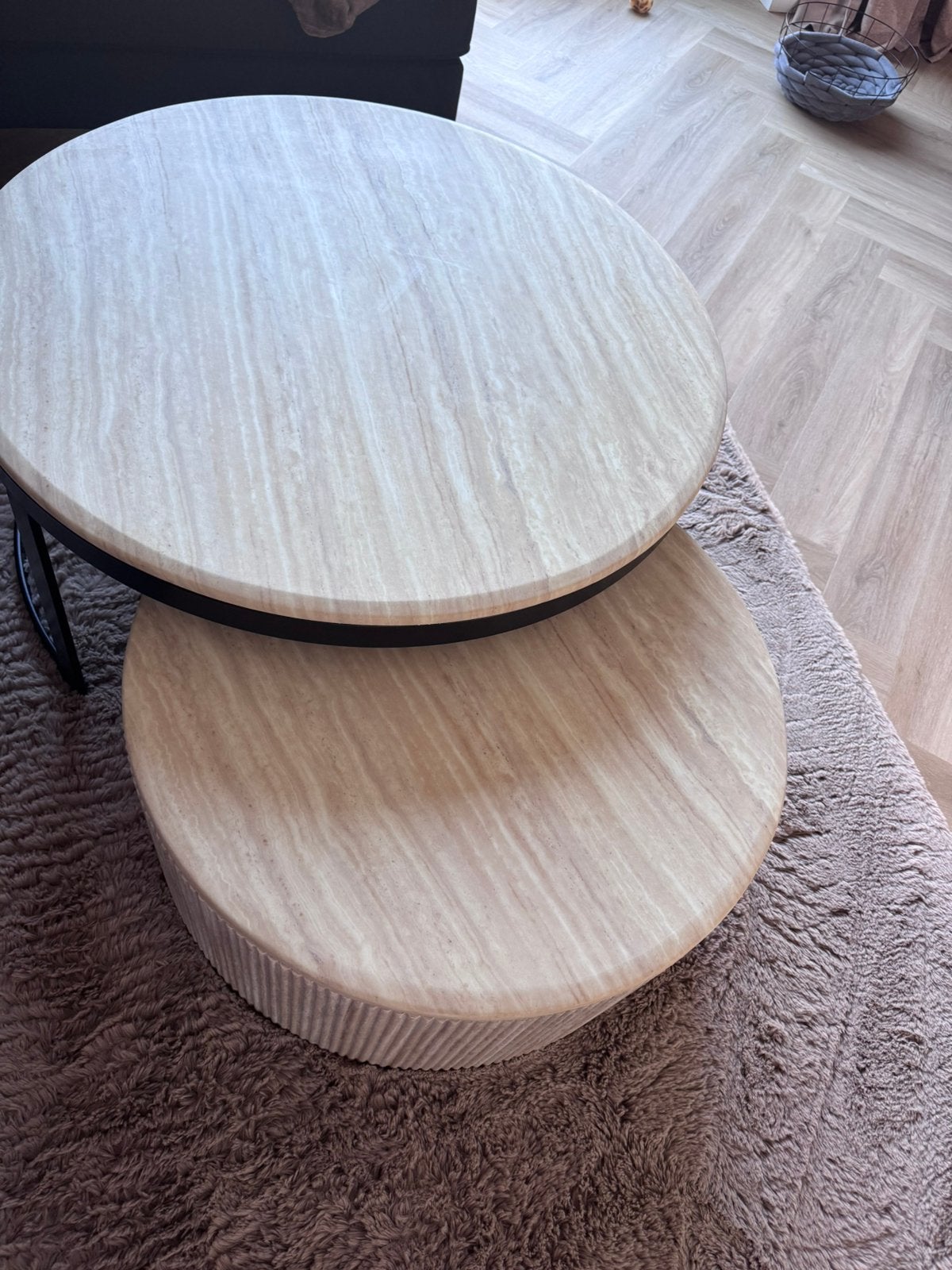 Japandi luxe salon tafel nieuw, Ophalen, Nieuw, 50 tot 100 cm, Minder dan 50 cm