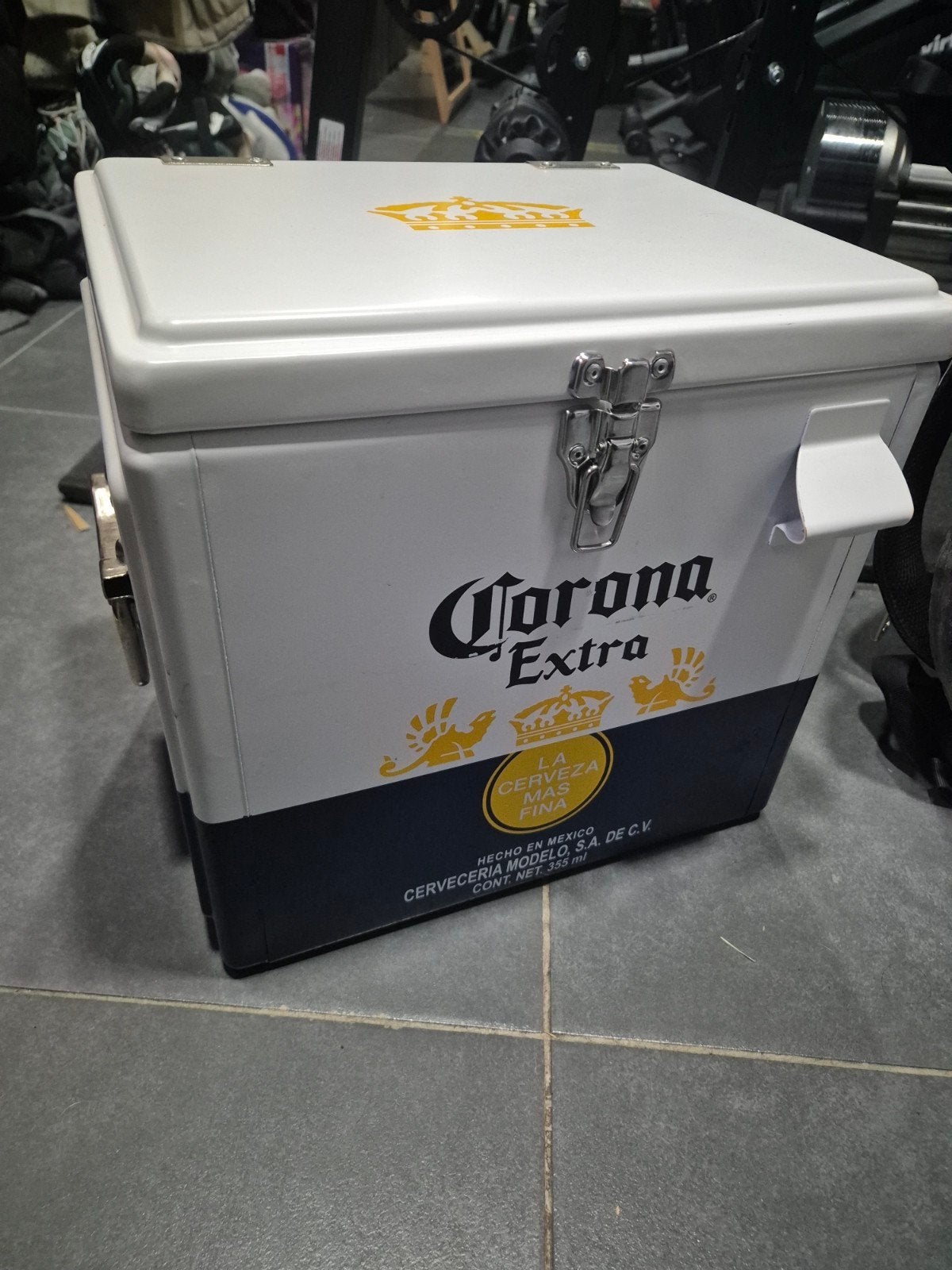 corona koelbox, Ophalen