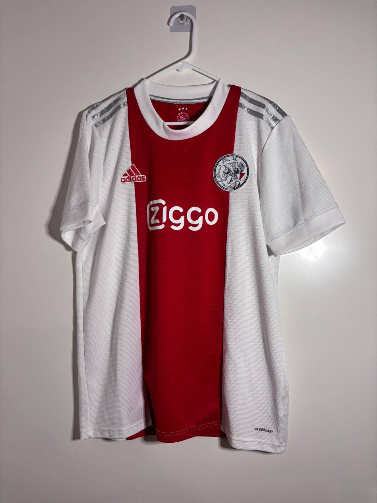Ajax Thuisshirt Voetbalshirt 2021/2022 adidas - Maat L, Verzamelen, Verzenden, Zo goed als nieuw, Ajax, Shirt