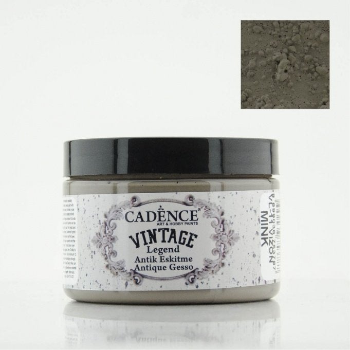 Cadence Vintage legend antique gesso pot 150 ml nerts, Hobby en Vrije tijd, ., Overige typen, Nieuw, Ophalen of Verzenden
