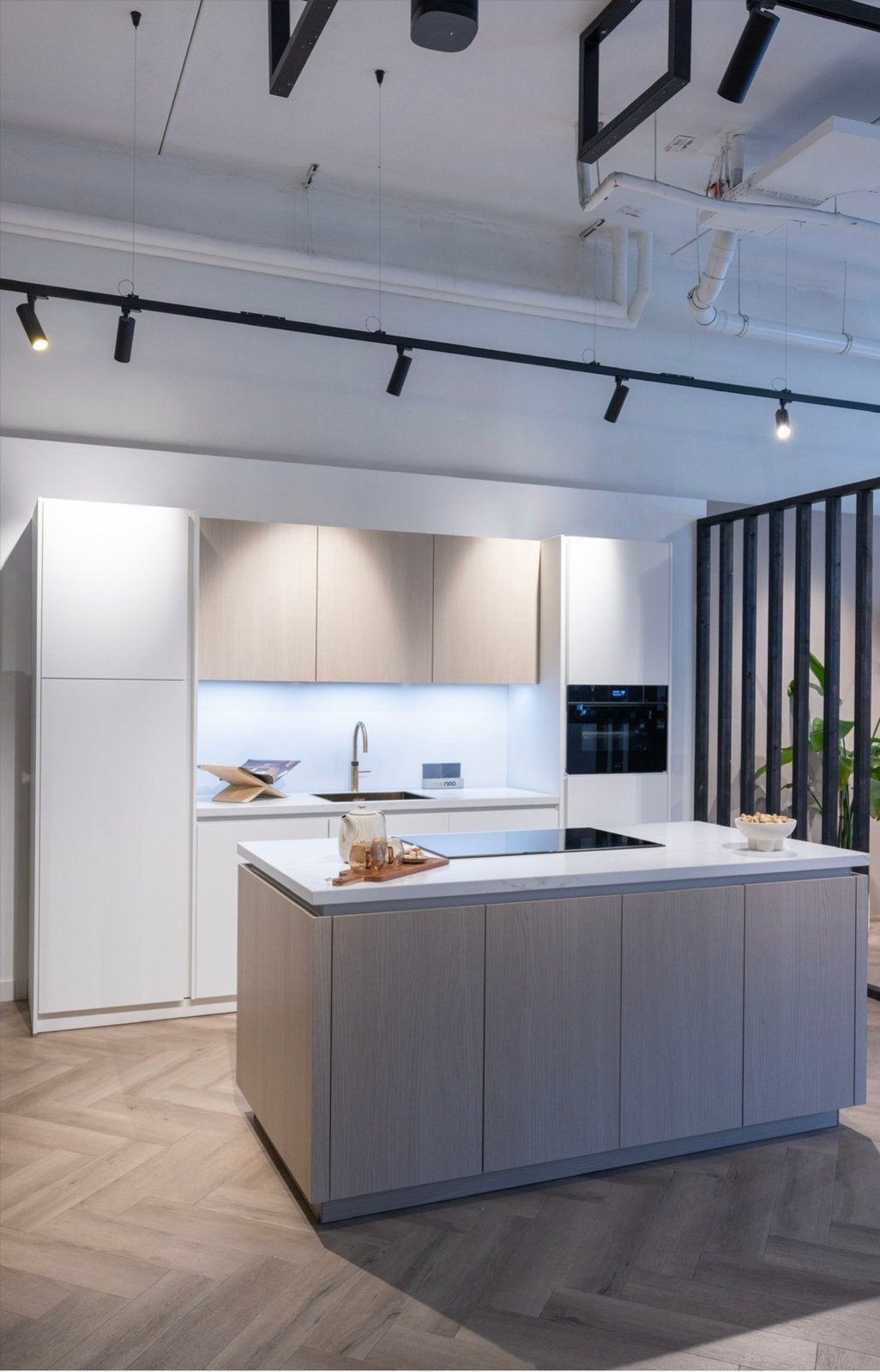 Showroomkeuken Nolte Neo, Ophalen, Wit, Nieuw, 50 tot 100 cm