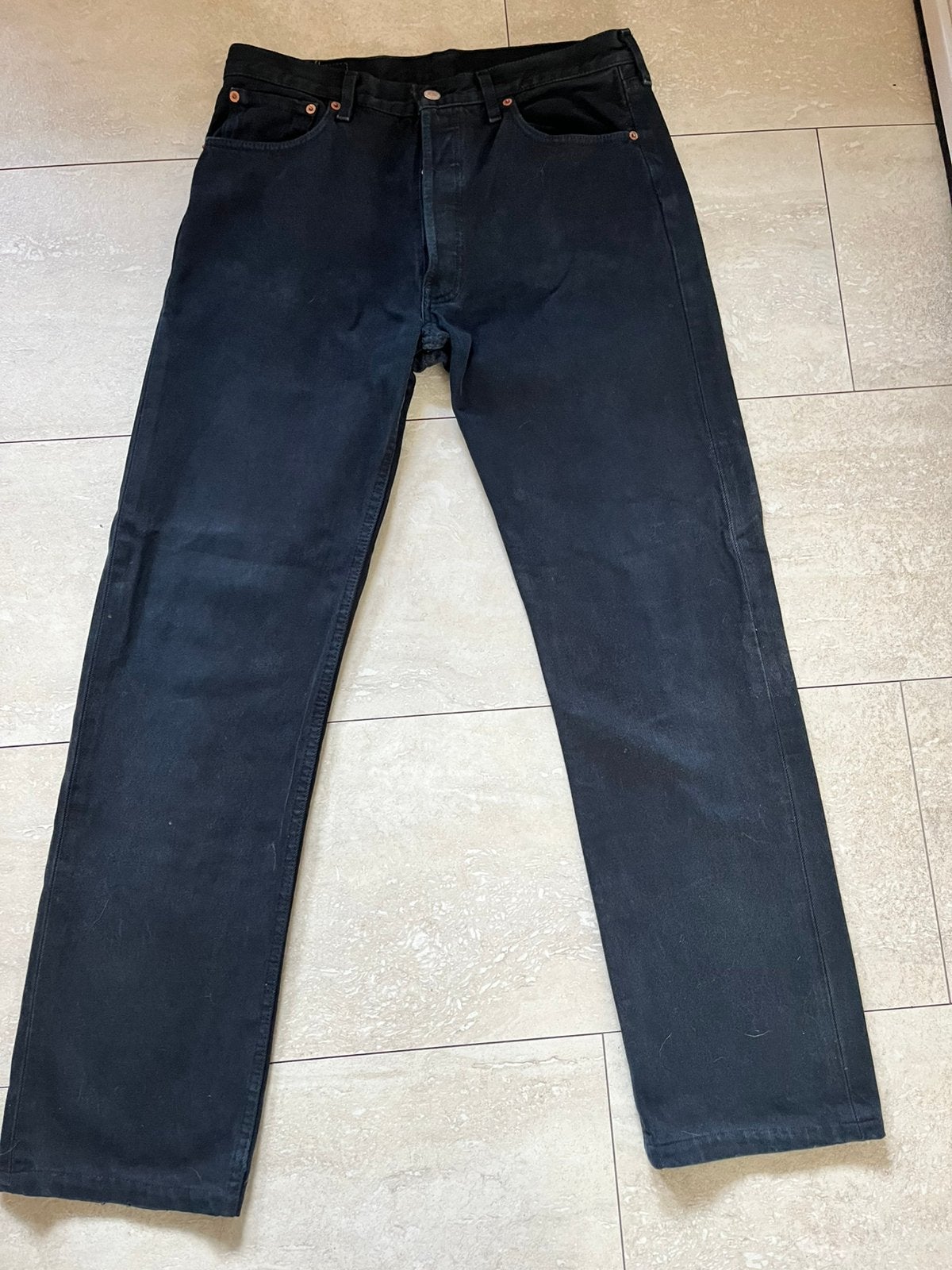 Levi’s 501 zwart Vintage W34 L32, Ophalen of Verzenden, Zo goed als nieuw, Zwart, W33 - W34 (confectie 48/50)