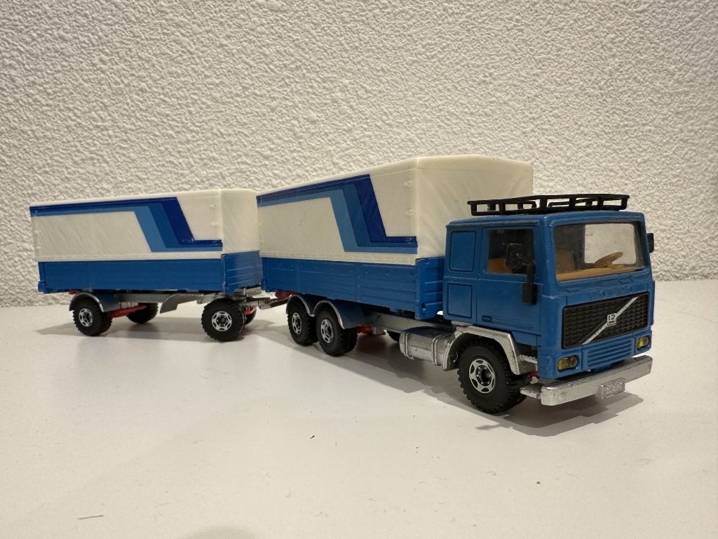 Siku 3115 Volvo F12 Promo model blauw wit 1:55, Ophalen of Verzenden, Zo goed als nieuw, Bus of Vrachtwagen, SIKU