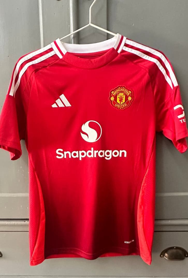 Manchester united shirt, Maat XS of kleiner, Ophalen of Verzenden, Zo goed als nieuw, Shirt