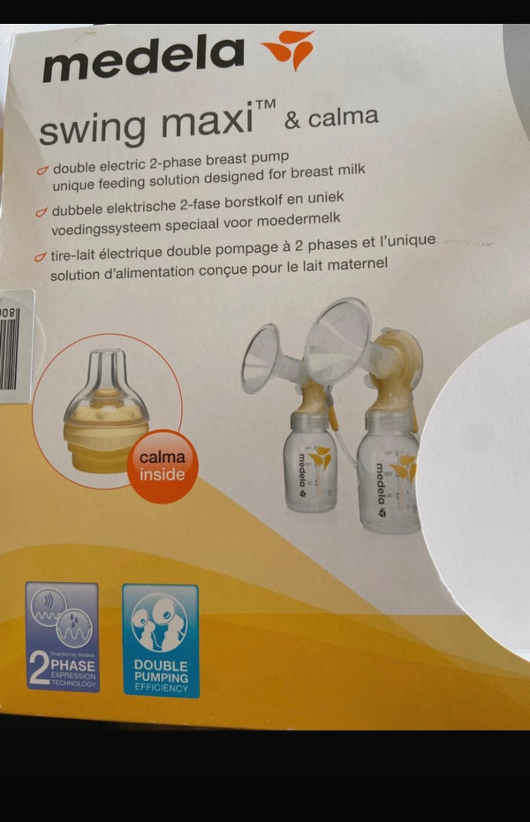 Electrische birst kolf, Ophalen of Verzenden, Zo goed als nieuw, Borstkolf