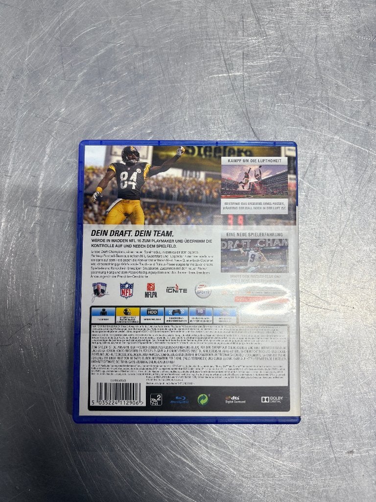 Madden NFL 16 PS4 | American Football | PlayStation 4, Spelcomputers en Games, Games | Sony PlayStation 4, ., Ophalen of Verzenden