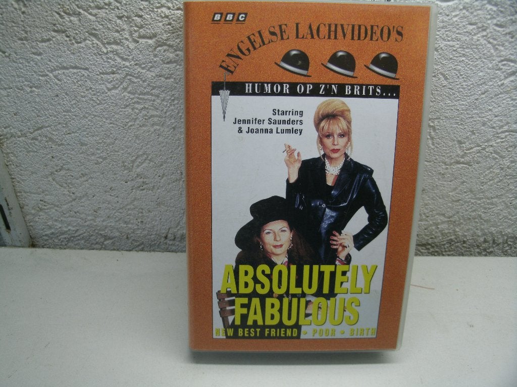 vhs 27b absolutely fabulous, Cd's en Dvd's, VHS | Film, Alle leeftijden, Ophalen of Verzenden, Zo goed als nieuw, Komedie