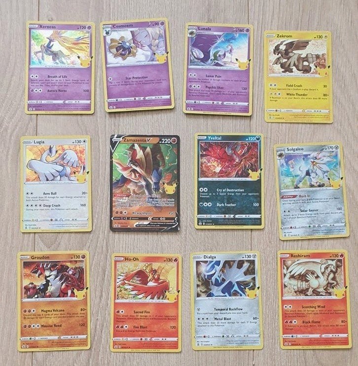 Pokémon Celebrations Kaarten - Diverse Legendaries, Ophalen of Verzenden, Zo goed als nieuw, Meerdere kaarten, Foil
