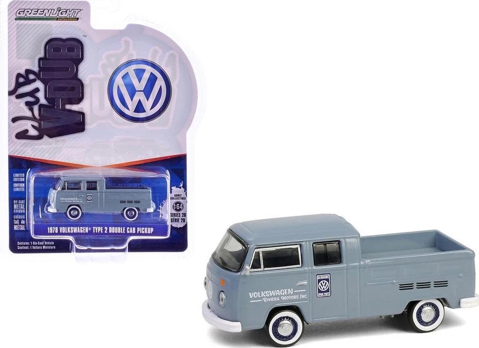 1978 VW Volkswagen bus T2 van Greenlight 1/64 Pickup, Ophalen of Verzenden, Nieuw