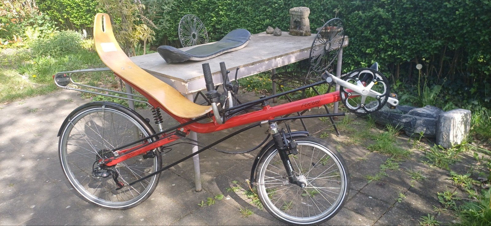 Challenge Focus Ligfiets - Comfortabel en Snel, Ophalen, Gebruikt, Velgrem, Onderstuur